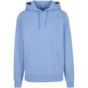 Build Your Brand Mens Heavy Pullover Hoodie / Powder Blue